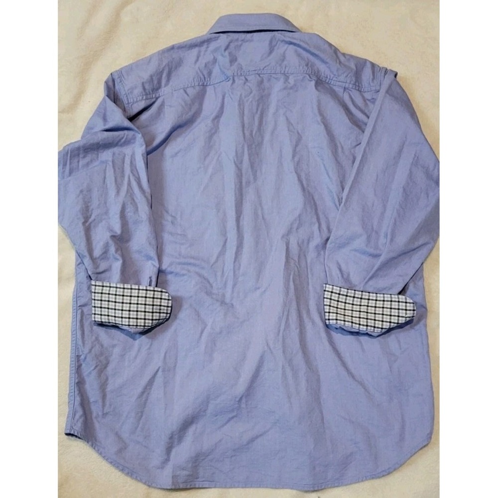 ROBERT GRAHAM FLIP CUFF MENS COTTON BUTTON DOWN SIZE XL - Picture 9 of 10